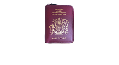 Burberry Passport Travel Wallet, front view